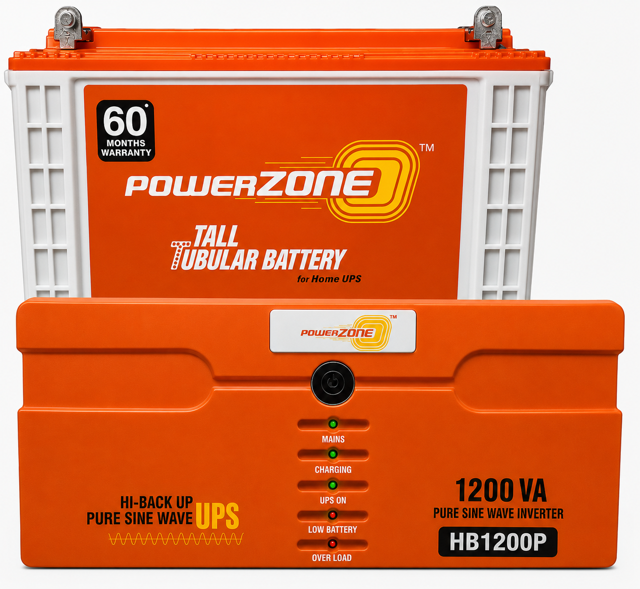 Power zone - TT60AR150 -60 month with Exchange, HB1200P Inverter